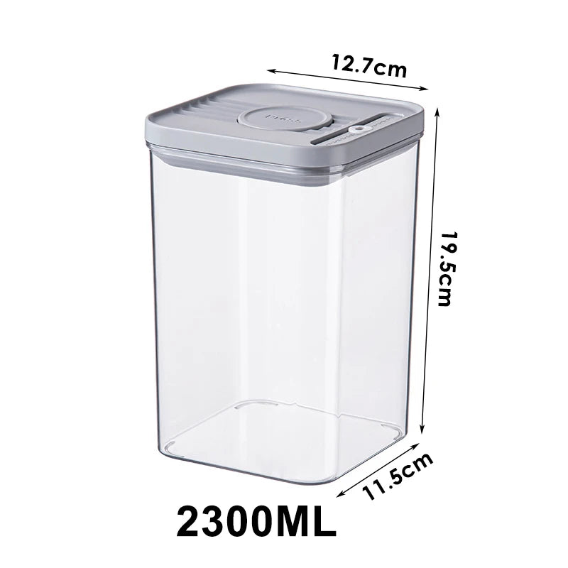 Airtight Pop Food Containers Bpa-Free Stackable Air Tight