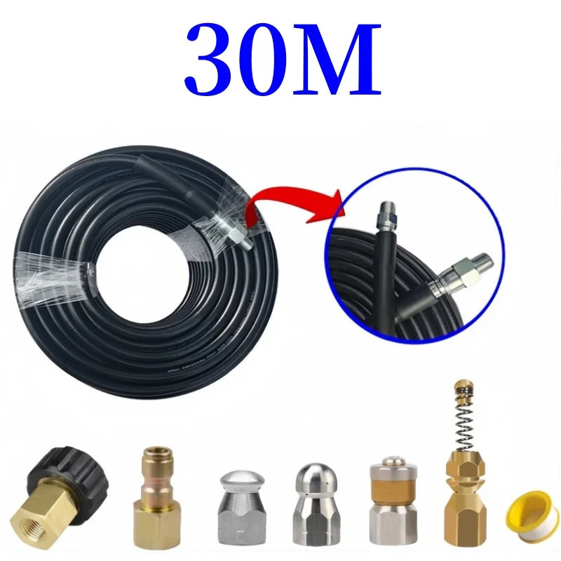 Sewer Drainage Cleaning Hose Pipeline Cleaner High-Pressure