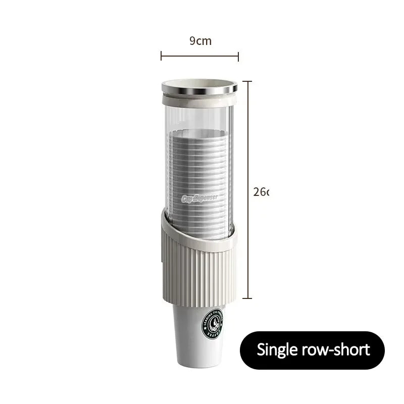 Wall Mounted Disposable Paper Cup Holder Water Dispenser