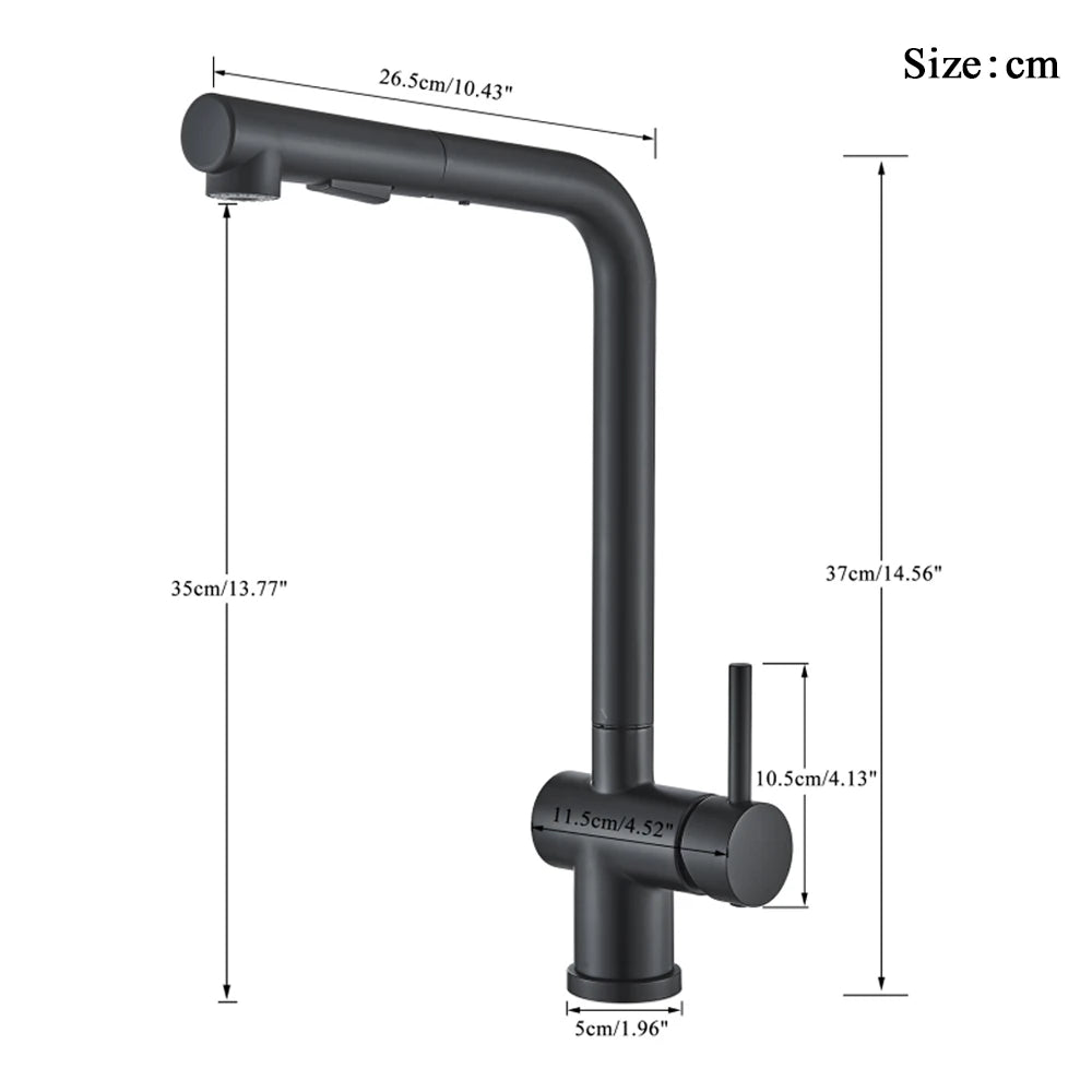 Pull Out Sink Faucet High Pressure Two Model