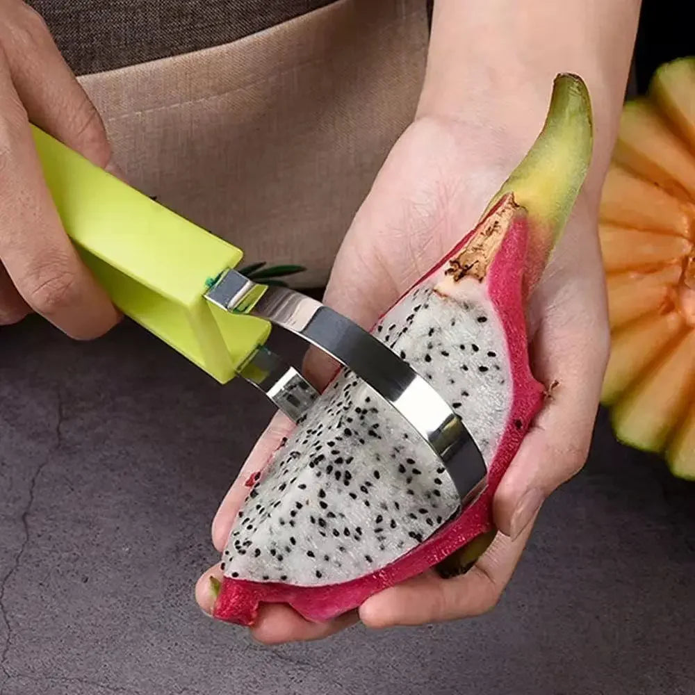 In Watermelon Slicer Cutter Scoop Fruit Carving Knife