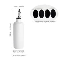 Ceramic Oil Pot Seasoning Bottle Olive Oil Vinegar
