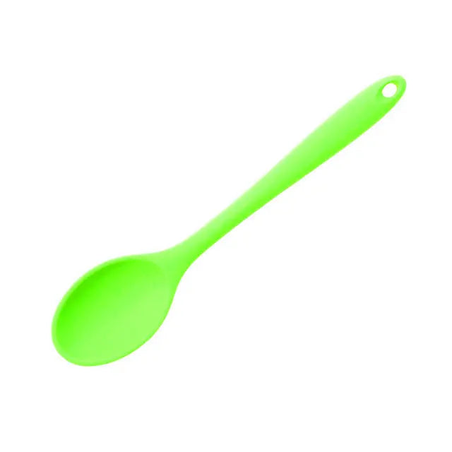 Jcd Silicone Spoon Long Handle Kids Mixing Soup