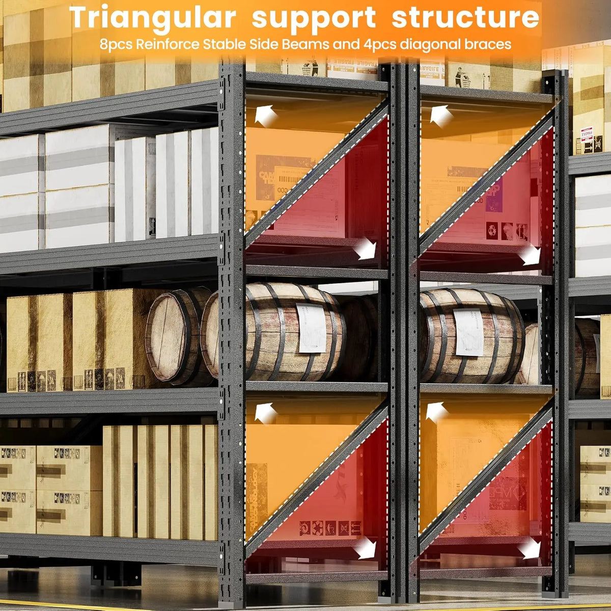79 Garage Shelving Heavy Duty 7000lbs Metal Storage