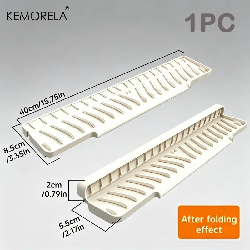 1pcs Faucet Silicone Mat Bathroom Anti-Slip Sink Drain