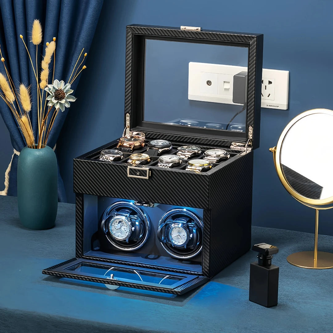 Watch Winders Mechanical Watches Automatic Rotator Holder Double