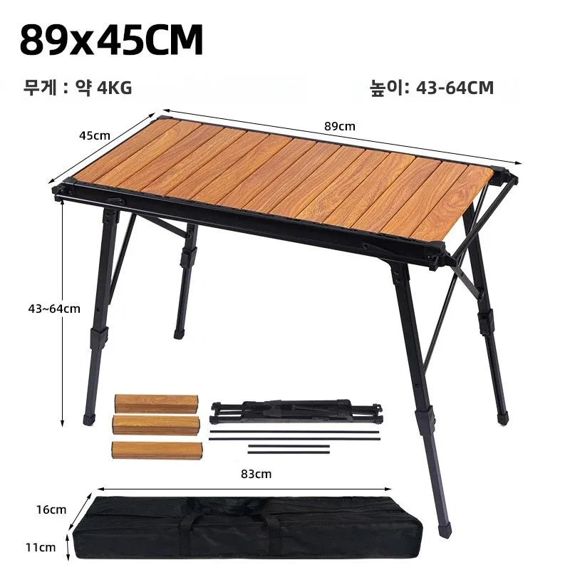 Igt Table Stove Camping Folding Removable Adjustable Height