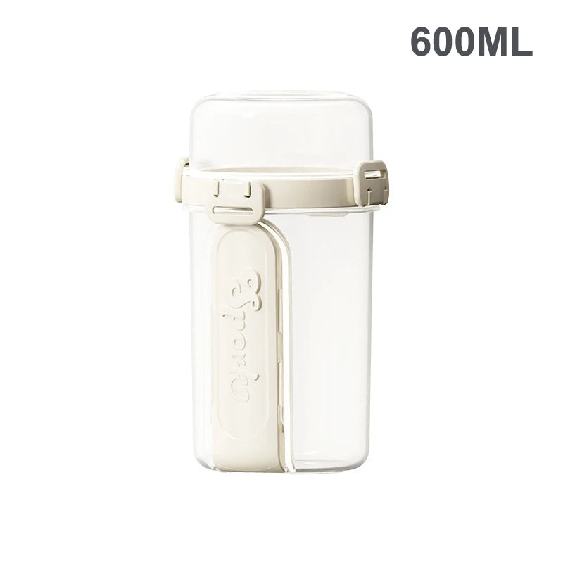 600ml Salad Oatmeal Cup Breakfast Double Cup Cereal