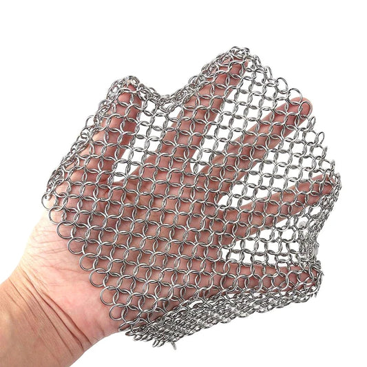 Cleaning Ring Stainless Steel Cleaner Chainmail Scrubber Reusable