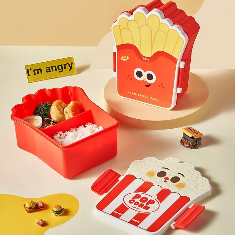 Kid Lunch Boxes Hamburger Bento Box Children Creative