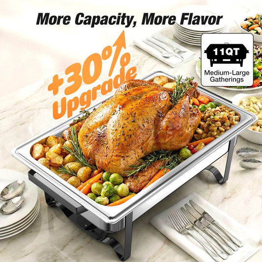 4pack 10l Chafing Dish Buffet Stainless Steel Chafer