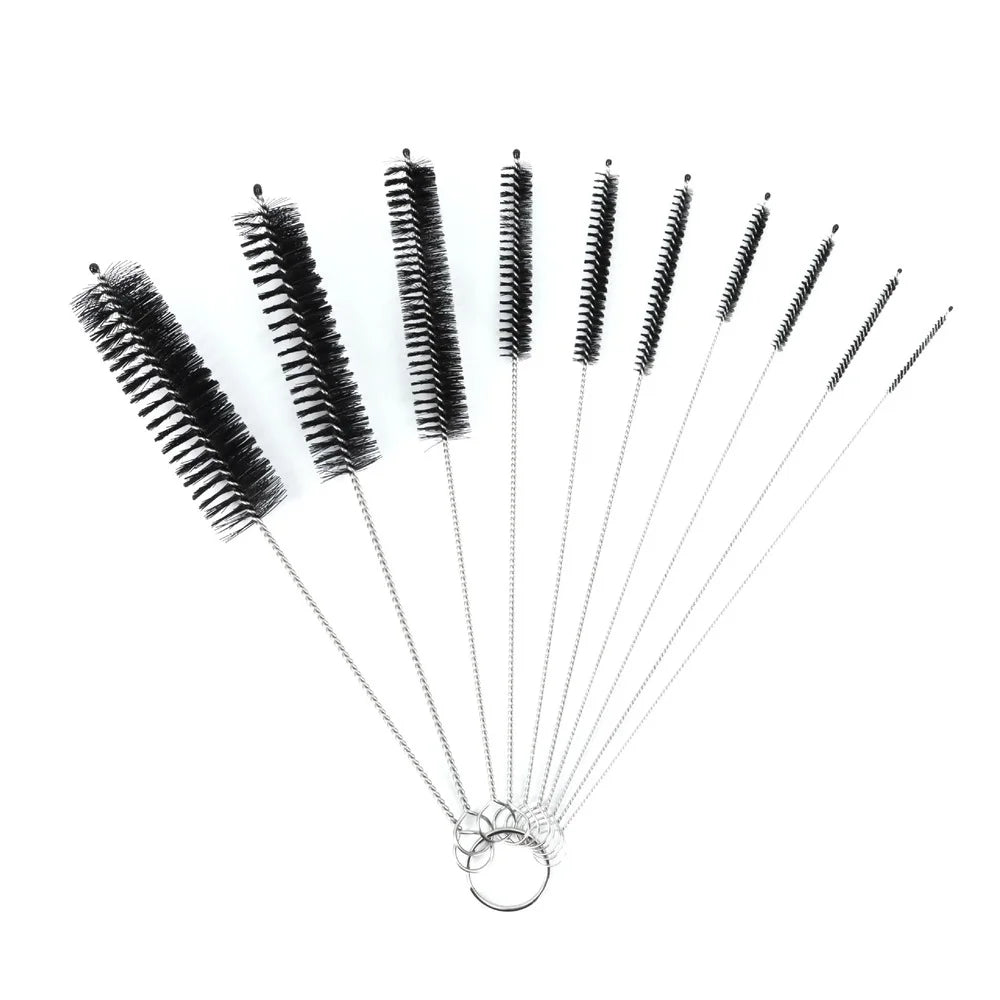 10pcs Nylon Bottle Straw Cleaning Brush Cleaning Brushes