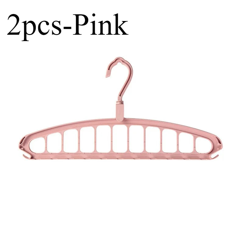 1/2pcs Space Saving Multi-Hole Clothes Hanger Dorm