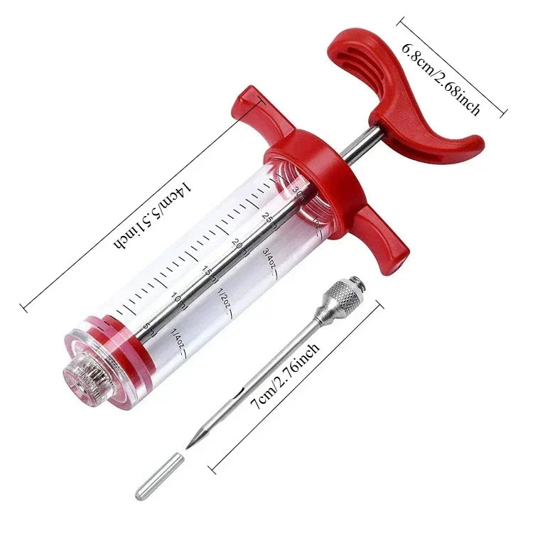 Meat Injector Syringe Marinade Flavor Injector Marinade Injector