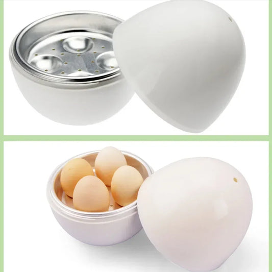 Capacity Eggs Microwave Egg Steamer Boiler Cooker Easy