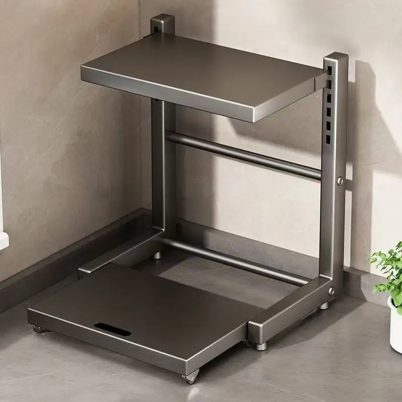 Pull Out Adjustable Storage Rack Multi-Layer Counter Organizer