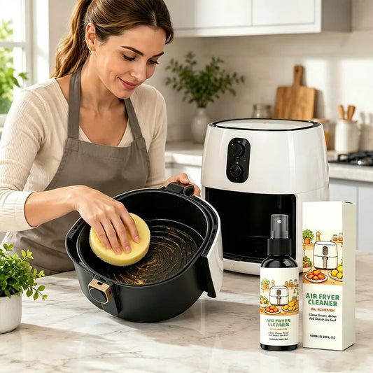 100ml Air Fryer Cleaner Spray Cleaning Sponge Removes