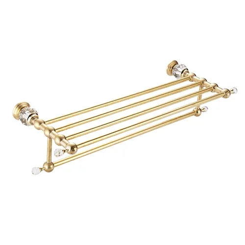 Zgrk Classical Bathroom Hardware Gold Polished Bath Wall-Mounted