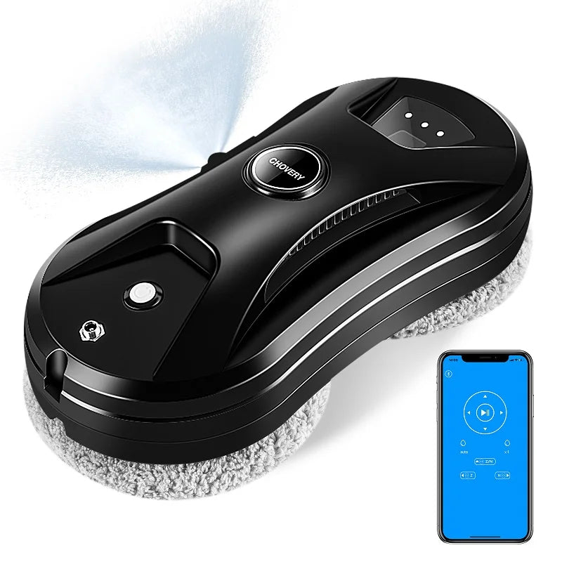 Chovery Vacuum Window Cleaner Automatic Water Spray Window