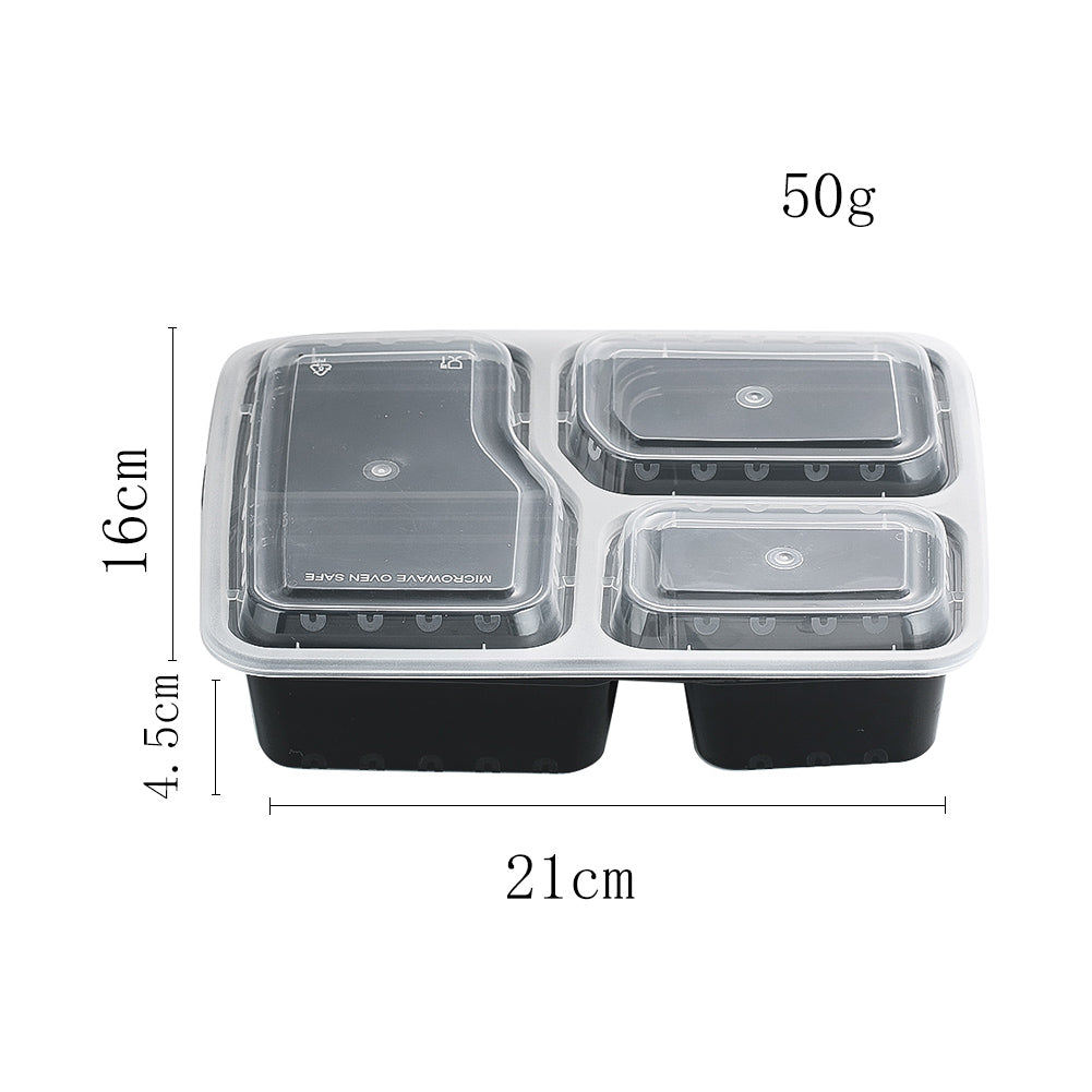 12 Pack Meal Prep Containers Compartment Food Storage