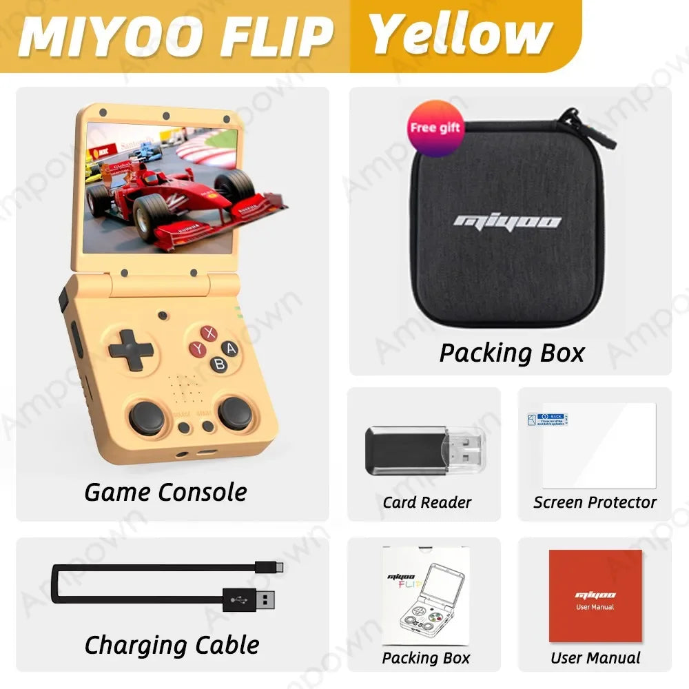 Brand Miyoo Flip V2 Handheld Game Players Ips