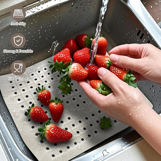 Sink Mat 12 10 Pack Cream White Non-Slip