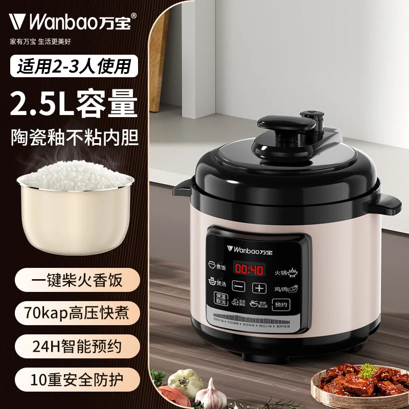 Electric Pressure Cooker Stainless Steel Smart Rice Cooker