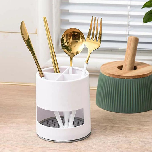 Toothbrush Holder Drain Rack Spoon Storage Makeup Brush