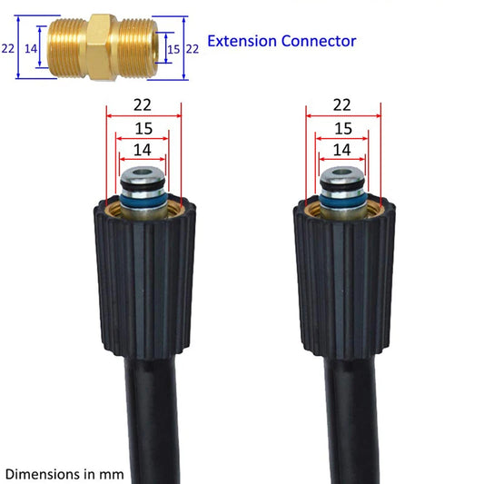 8-20m High Pressure Washer Hose Pipe Water Cleaning