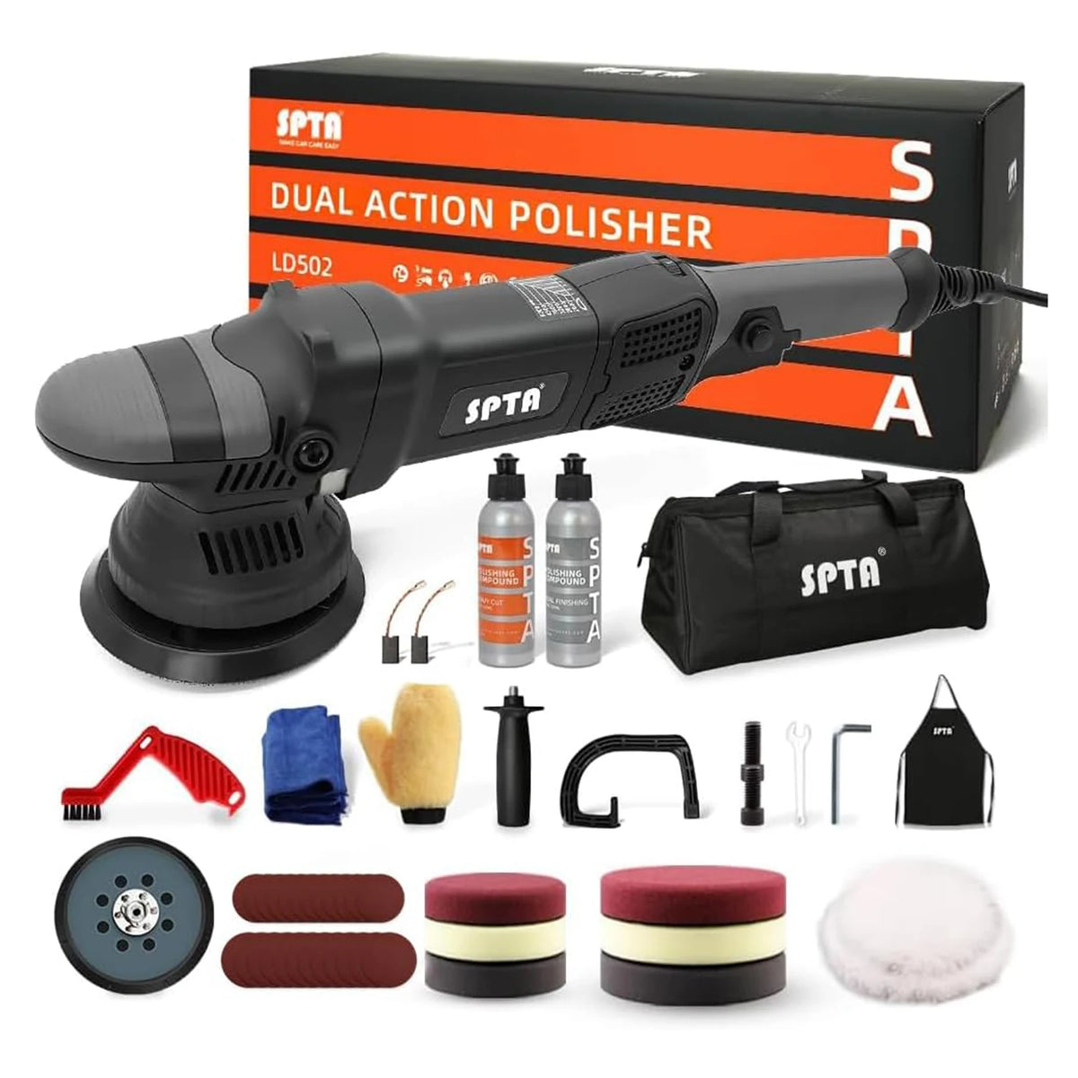 Spta Inch 780w Dual Action Polisher Variable Speed