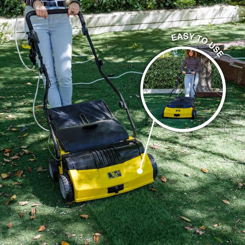 Corded Electric Turf Sweeper Artificial Grass 40l Leaf