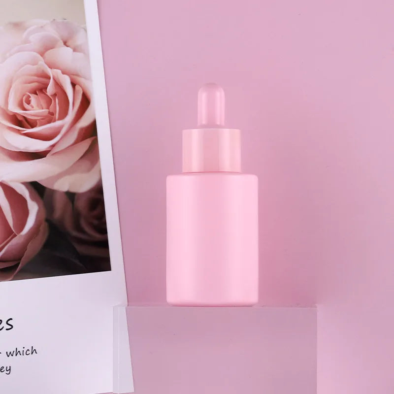 10/20/30/50pcs Glass Dropper Bottle Candy Color 30ml Essential