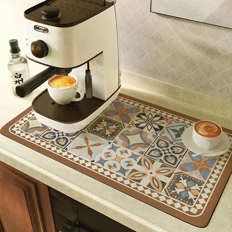Coffee Machine Drain Pad Super Absorbent Dish Drying