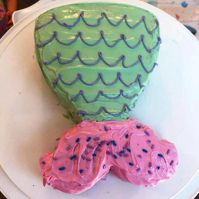 Mermaid Tail Silicone Cake Pan Mermaid Tail Mold
