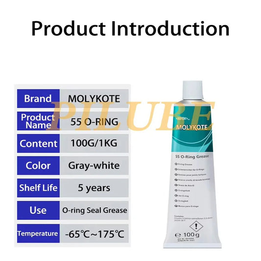 Molykote 55 O-Ring Silicone Grease Rubber Elastomer Seals