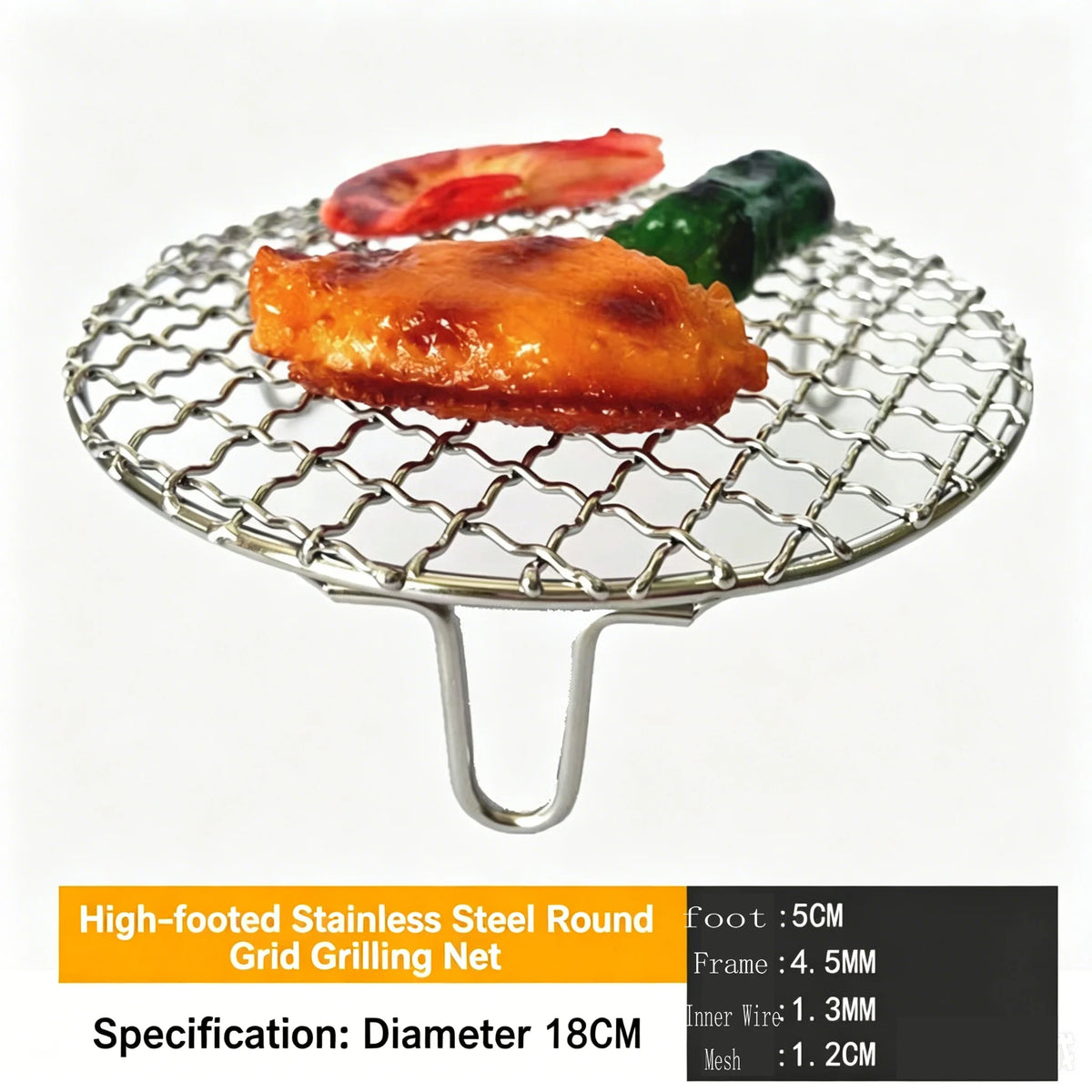 304 Stainless Steel Round Grill Rack Cm Height