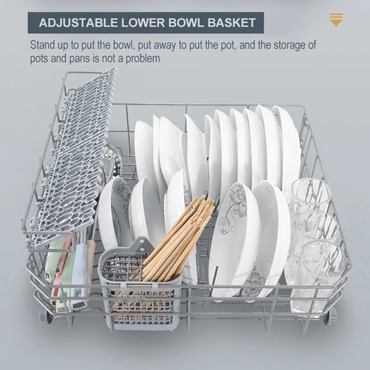12 Sets Of Built-In Dishwashers Large Capacity Stainless