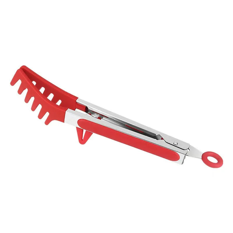 Spaghetti Clip Anti-Scalding Handle Silicone Noodle Tongs