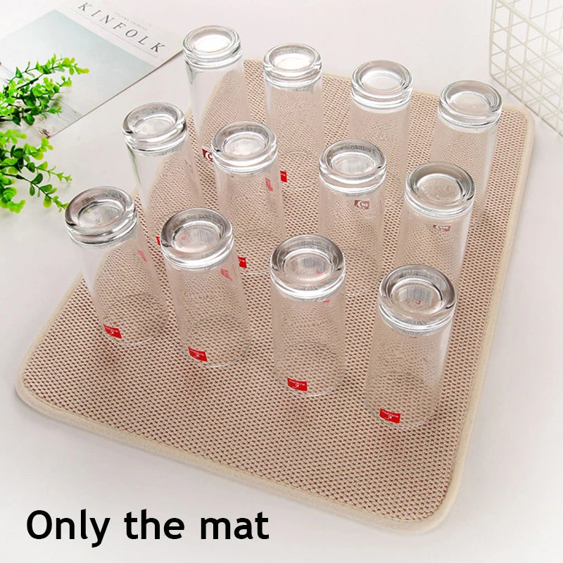 30x40cm Dish Drying Mat In Cabinet Drying Mats