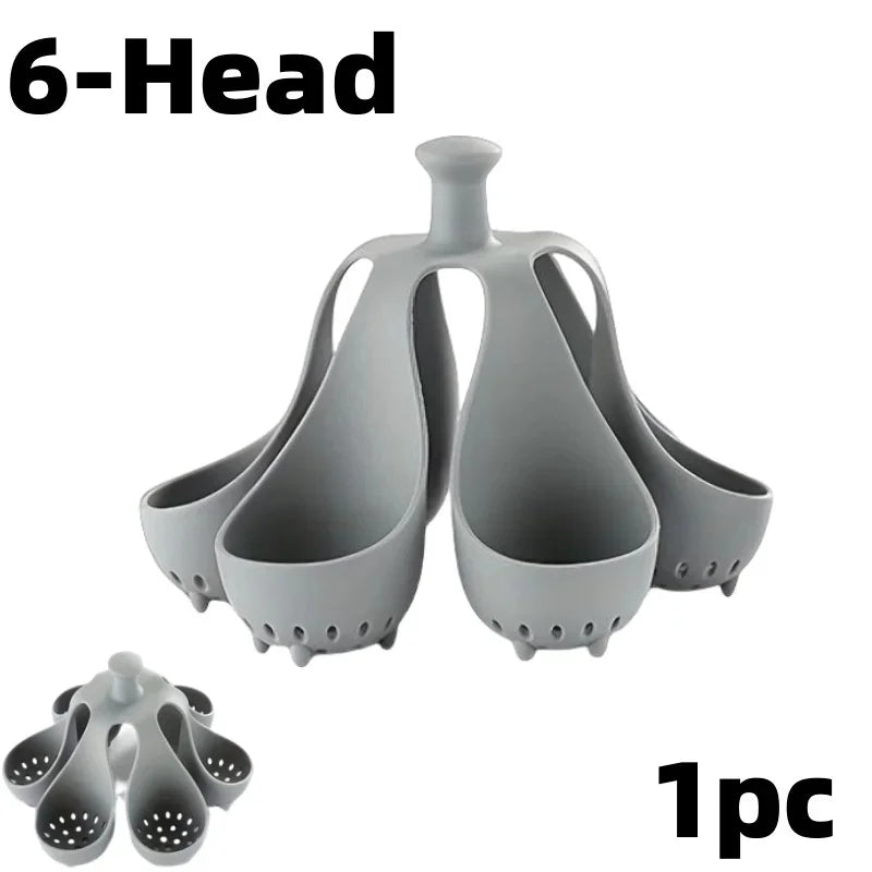 1/2pc Silicone Egg Boiler Rack 4/6 Hole Egg