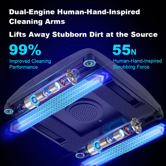Window Cleaning Robot Liectroux G9 Vibrating Bionic Arms