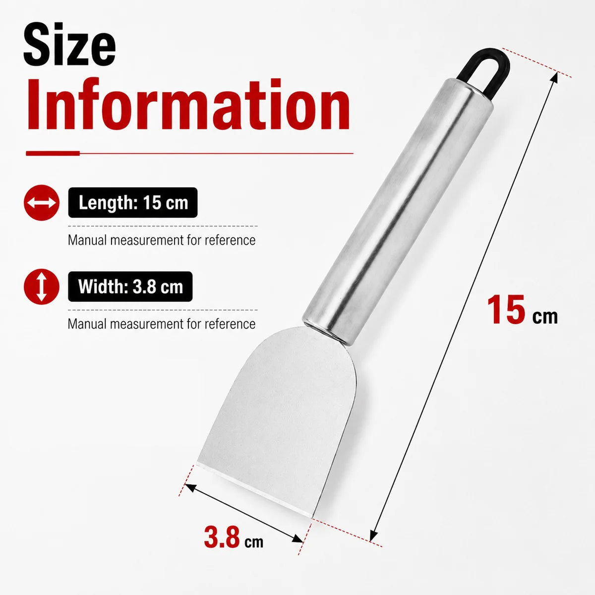 Pinmoap Metal Cleaning Scraper Small Shovel Stainless Steel