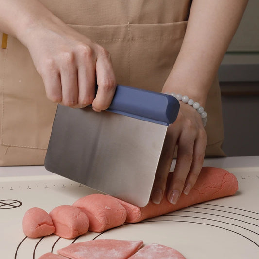 Stainless Steel Dough Scraper Handle Bench Cutter Pastry