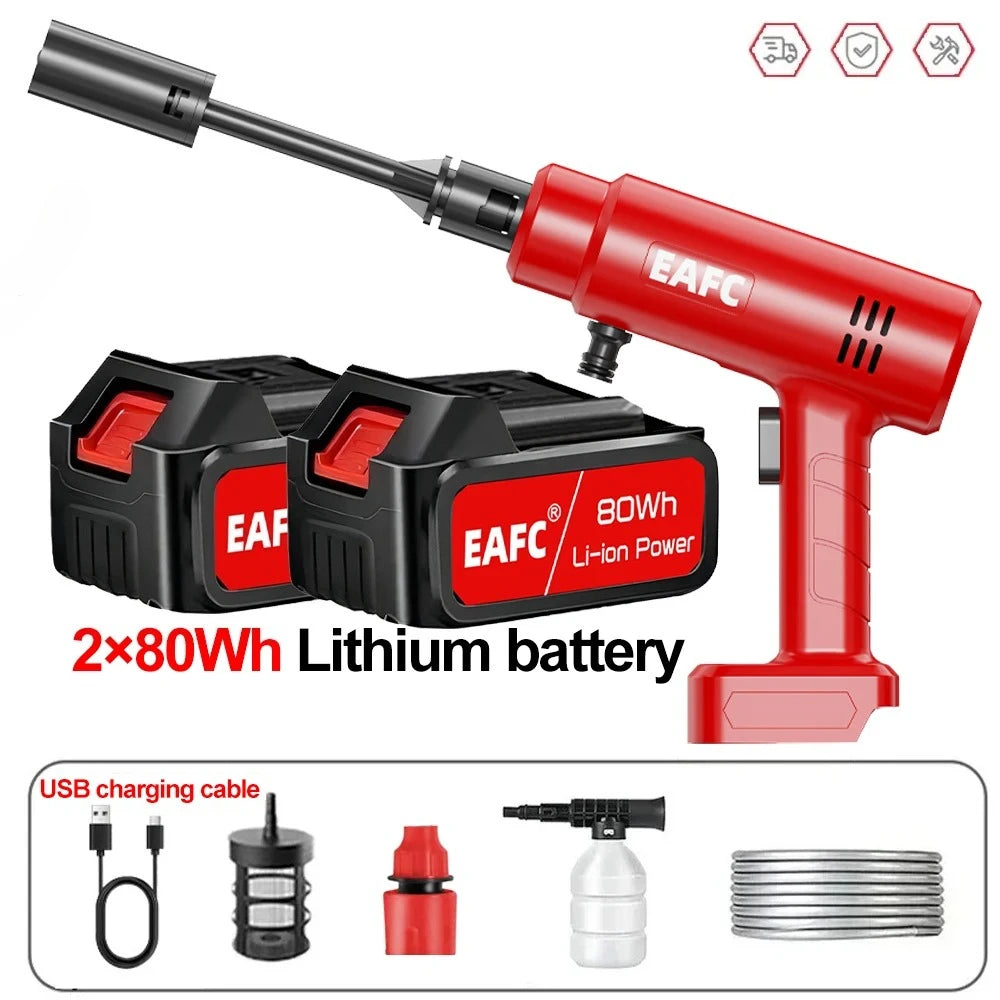 Eafc Cordless High Pressure Cleaning Car Washer 100bar