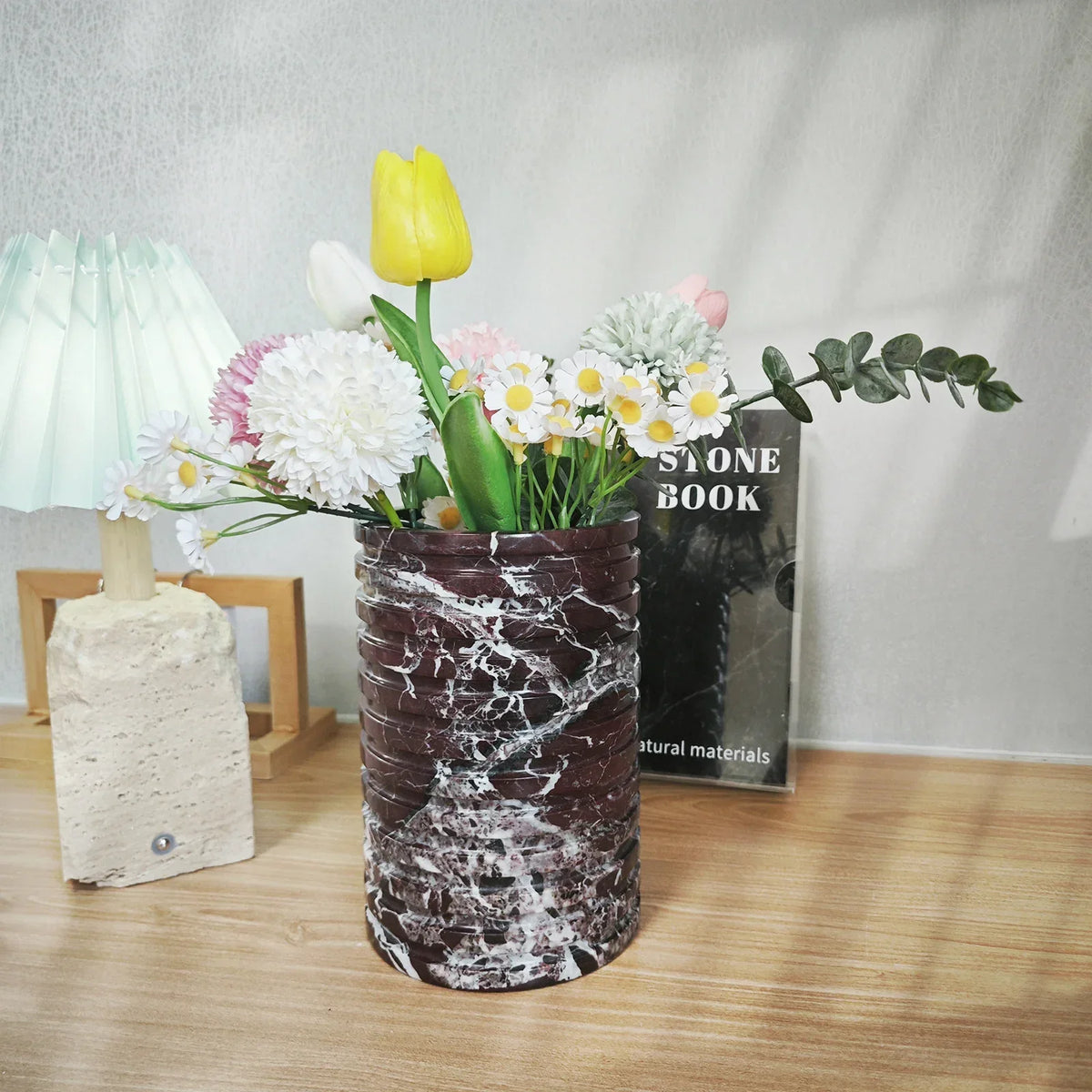 Natural Marble Wine Chiller Bucket Cooler Wine &