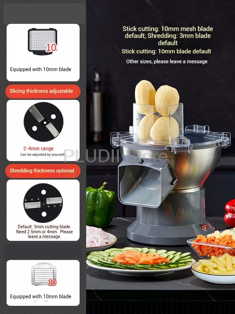 M1 Commercial Electric Vegetable Dicer Food Processor Compact