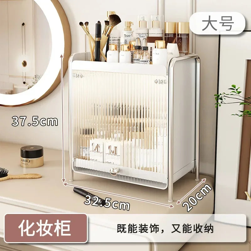 Drawer Organizer Deluxe Desktop Makeup Organizer Shelf Dustproof