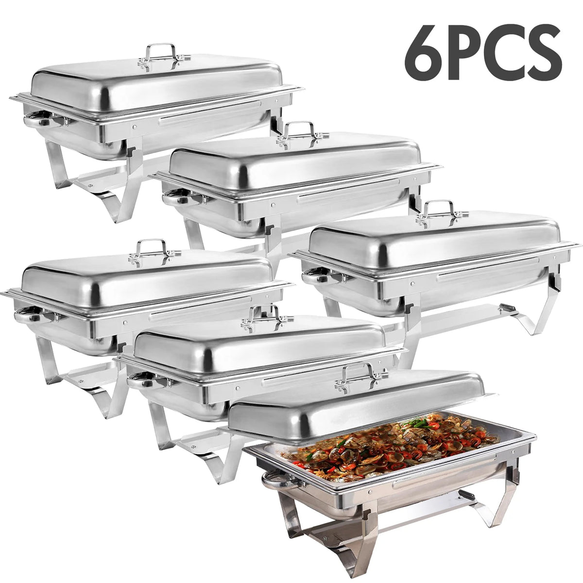 Chafing Dish Buffet Stainless Steel 316 Restaurant Catering