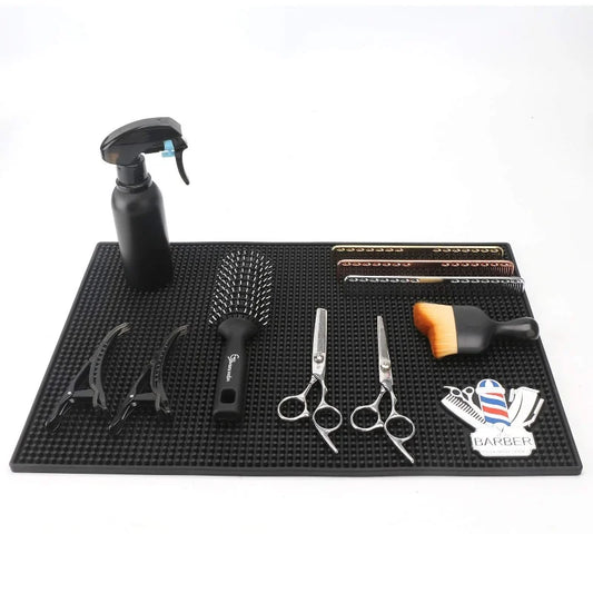 Salon Barber Mat Nonslip Barbershop Counter Mat Pvc