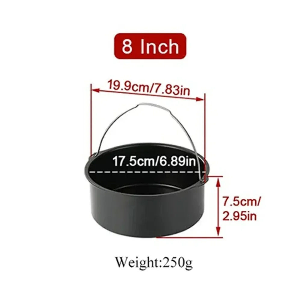6/7/8 Inch Non-Stick Cake Pan Oven Air Fryer